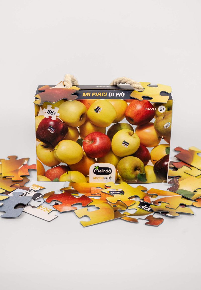 Puzzle Melinda, con illustrazione delle mele, vista principale