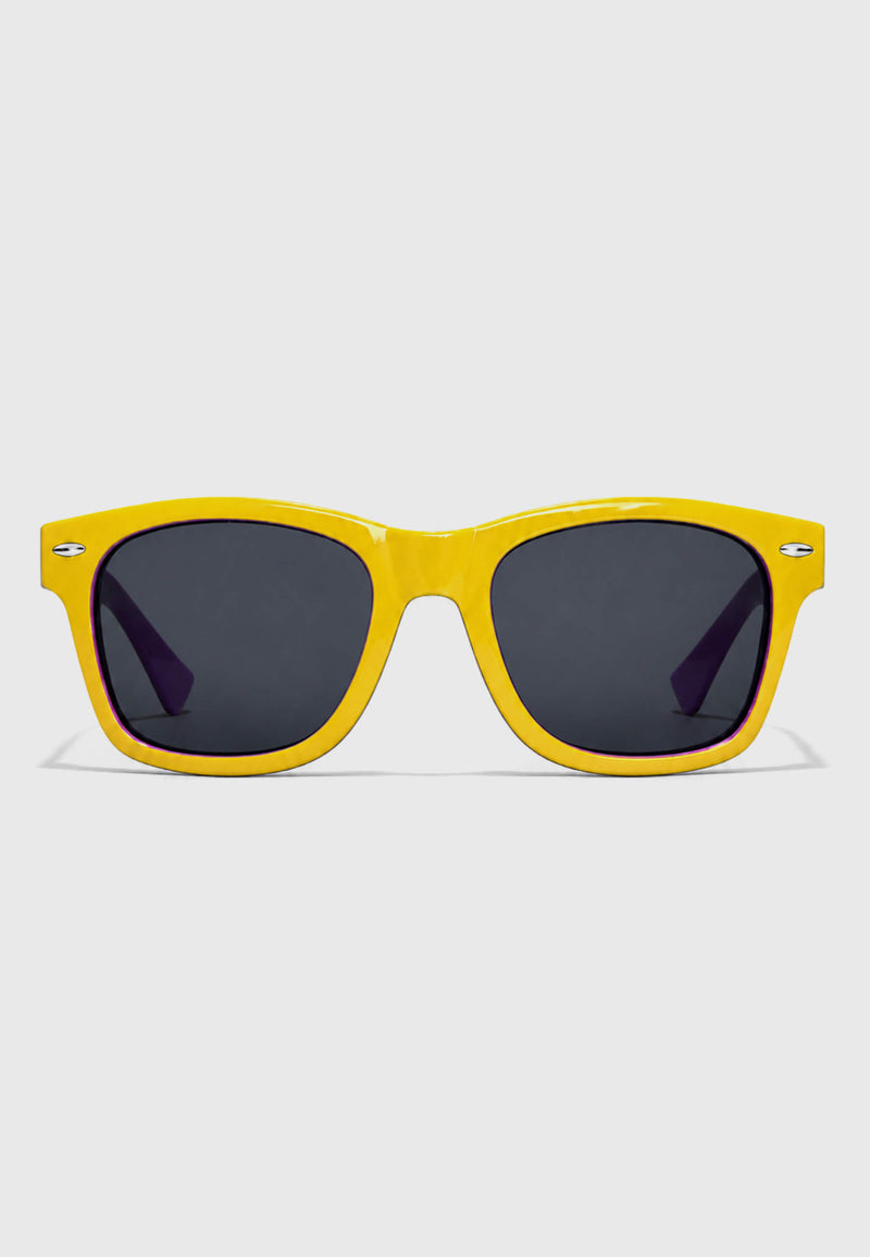 Occhiali da Sole Melinda SweeTango®, giallo, modello uomo, vista frontale