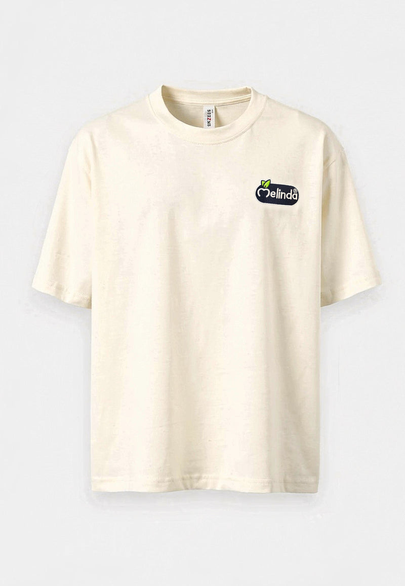 T-shirt Melinda Collection, color crema, modello uomo, foto del prodotto