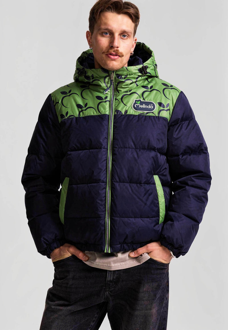 Giacca Piumino Melinda Collection, modello uomo, vista frontale