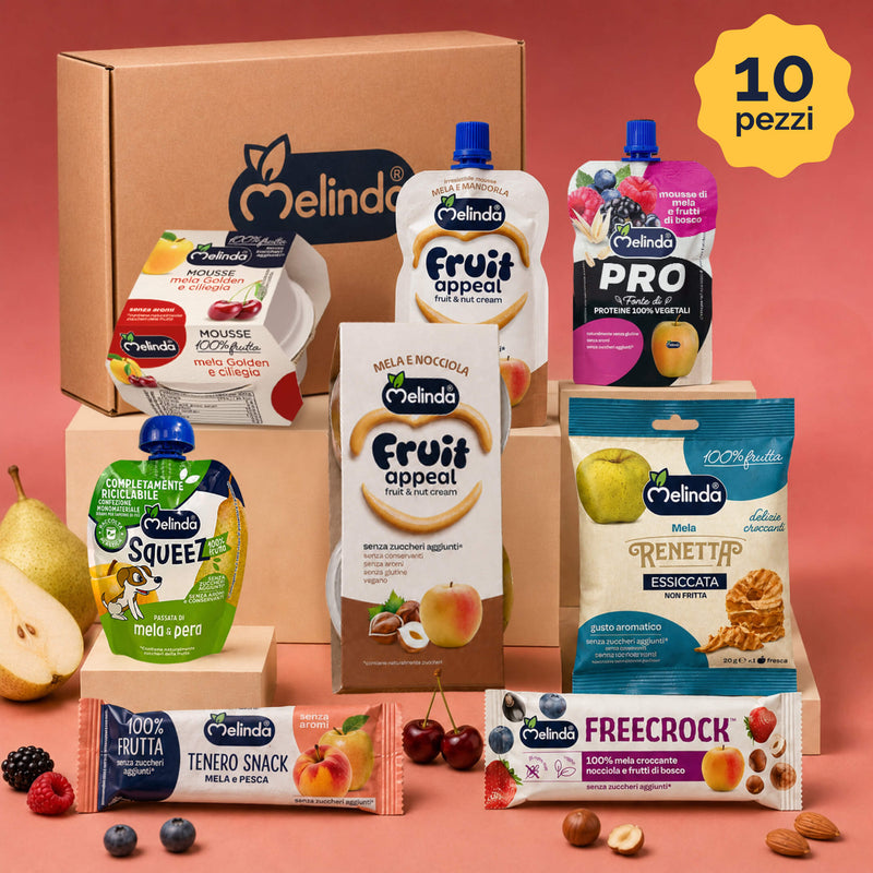 Discovery Box Melinda con assortimento di snack da 10 pezzi