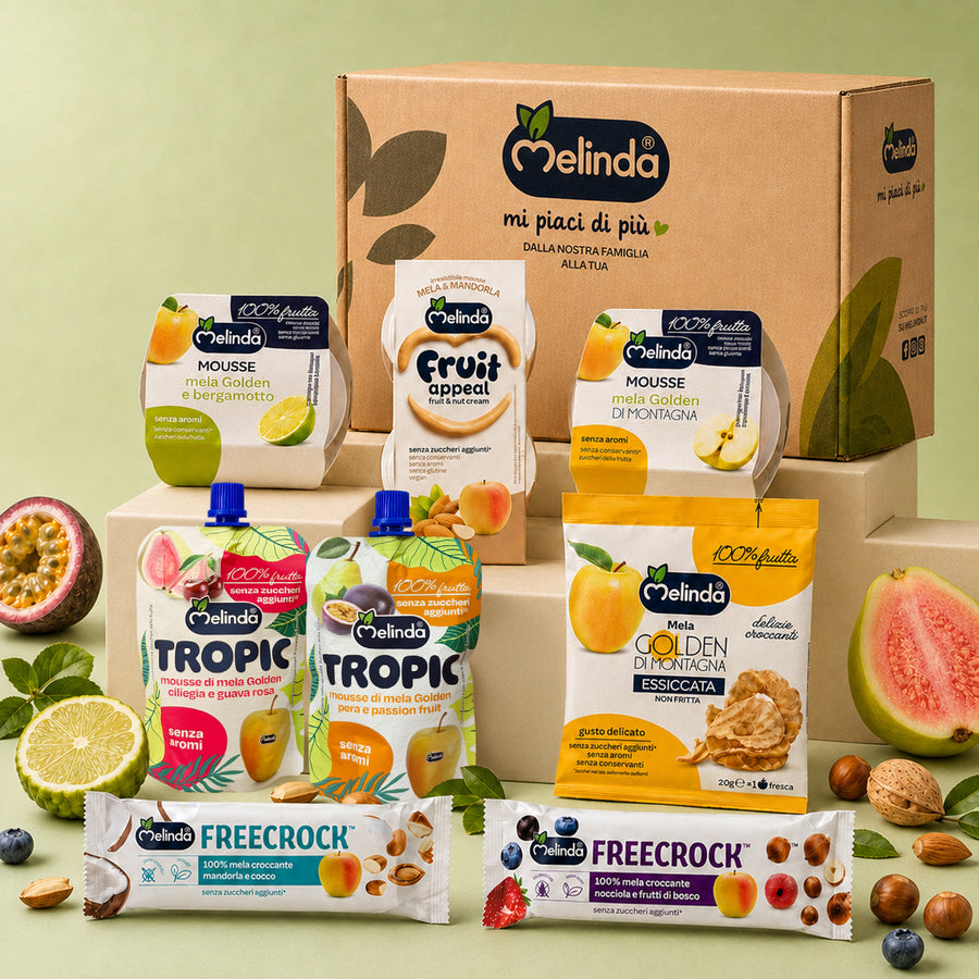 Snack quotidiano Melinda con assortimento di snack
