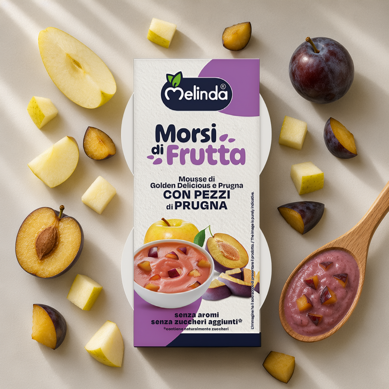 Confezione di Morsi di Frutta Melinda prugna