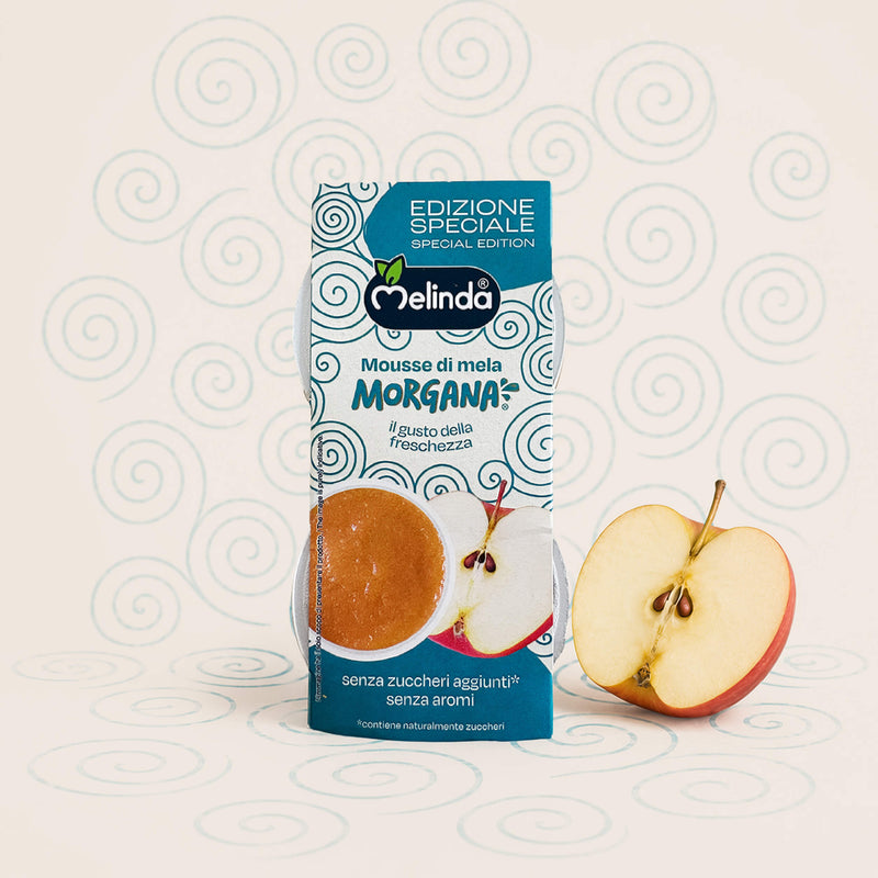 Confezione di mousse Melinda Limited Edition gusto mela Morgana