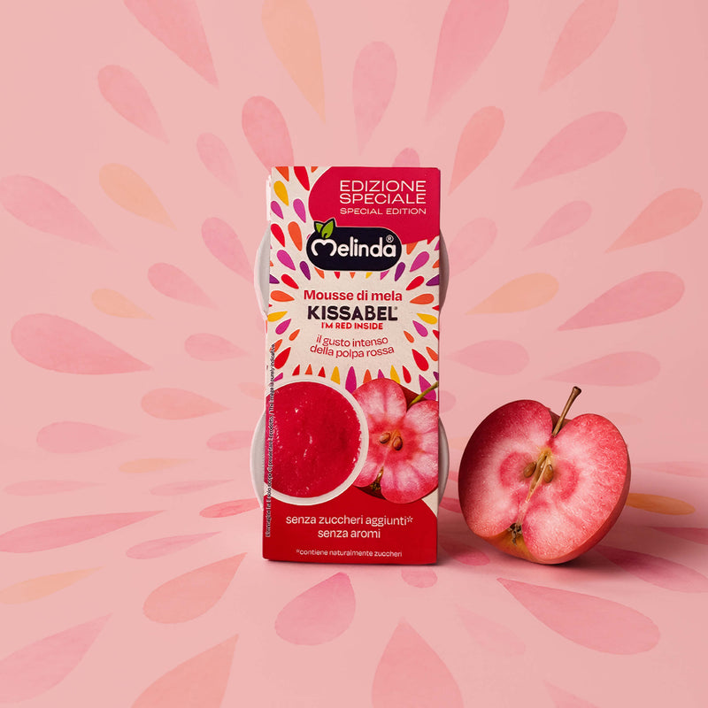 Confezione di mousse Melinda Limited Edition gusto mela Kissabel