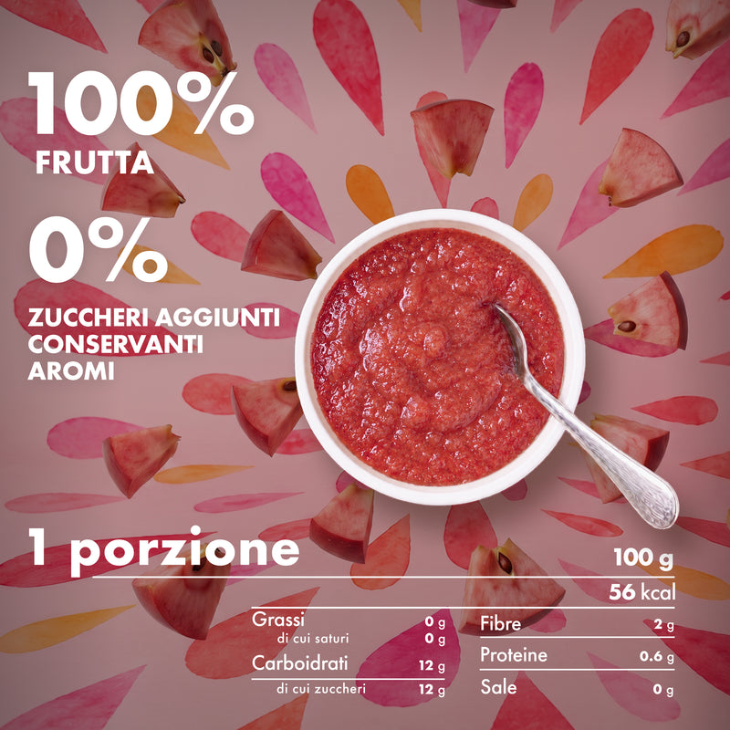 Mousse Melinda Limited Edition gusto mela Kissabel con informazioni nutrizionali