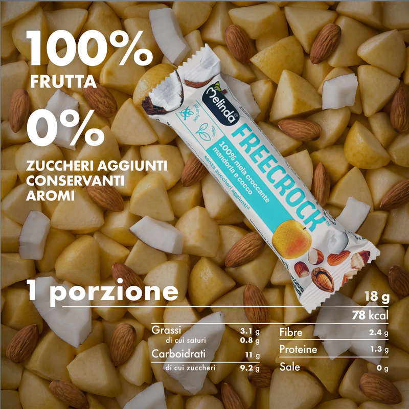 Freecrock Mela Mandorla e Cocco - valori nutrizionali