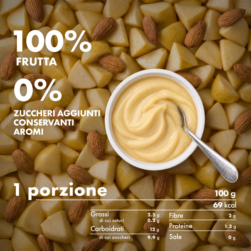 Fruit Appeal al cucchiaio Mela e Mandorla - valori nutrizionali