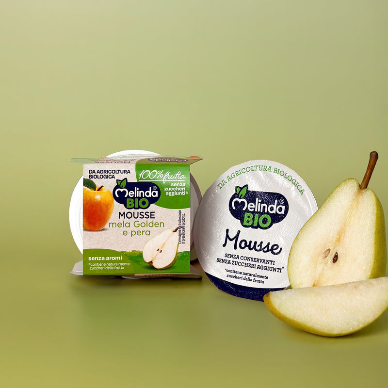 Confezione di mousse BIO Melinda gusto pera