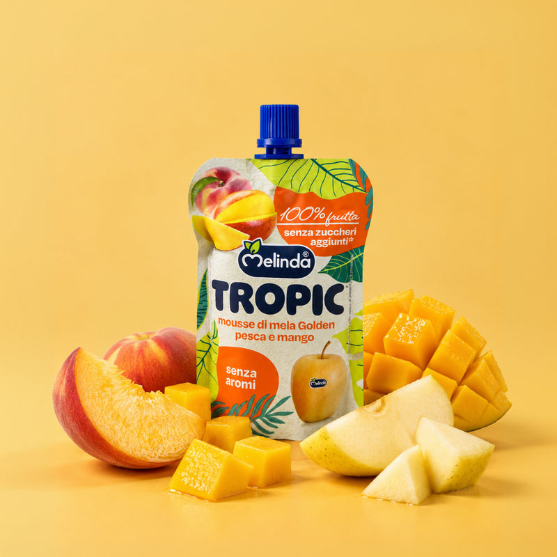 Melinda Tropic Mela, Pesca e Mango